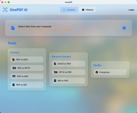 OnePDF AI: Mac Desktop Version Now Available
